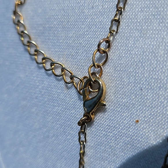 Grey Smokey Color Cameo Gold Tone Vintage Style #136 - Picture 3 of 4